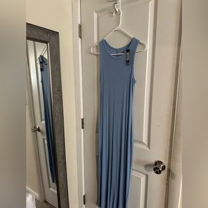 Kindred Bravely Ribbed Bamboo Maternity Midi Dress - size small NWT